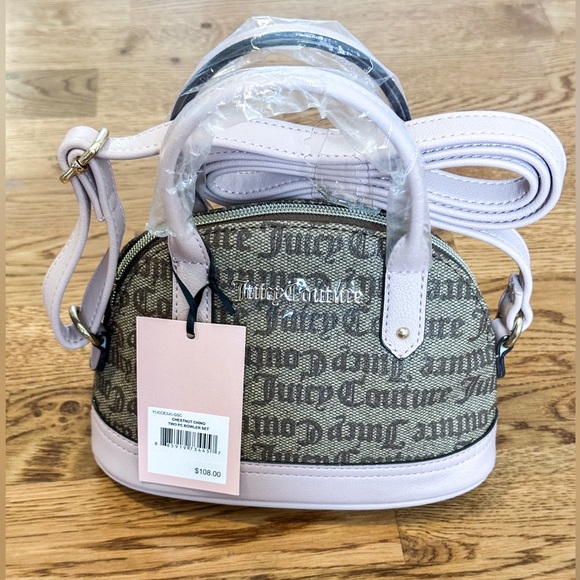 NWT Y2K Juicy Couture Chestnut Chino Bowler Crossbody - Picture 2 of 8